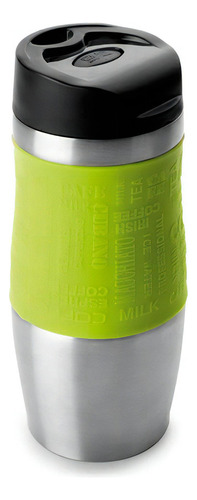 Vaso Termo Hermetico Acero Inoxidable De 400 Ml Marca Ibili Color Verde