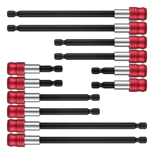 12 Piezas De Extension De Broca Magnetica, Soporte De Broca