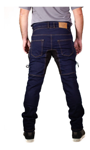 Imagen 7 de 10 de Pantalón Motociclista Kevlar Black Label Biker Baja 1000