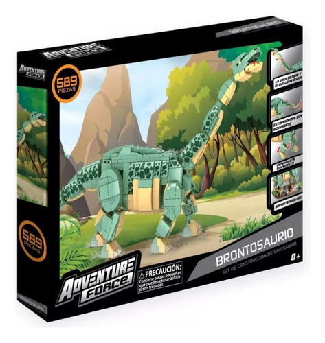 Adventure Force Brontosaurio Dinosaurio Set De Construcción 