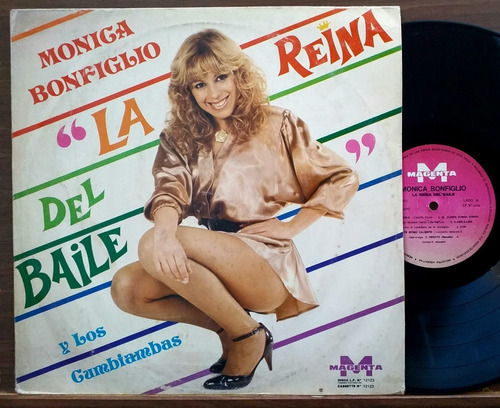 Monica Bonfiglio - La Reina Del Baile - Lp Año 1990 Cumbia