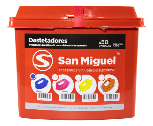 Destetadores Para Terneros Kit X 50 Celestes Criadores