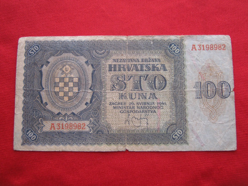 Croacia 100 Kuna 1941 