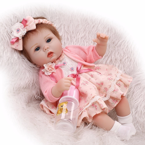 Auténtica Bebe Reborn 43 Cm Silicón Realista Varios Modelo B