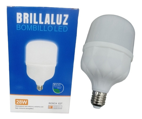 Bombillo Brillaluz De 28w Rosca E-27 Combo De 2x5 Mayor Deta