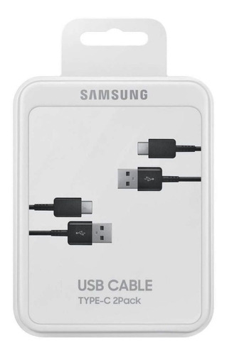 Samsung Cable Usb C Genuino 2pc Para S10 Plus S9 S8 Note 9 8