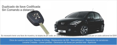 Copia De Llave Peugeot 407