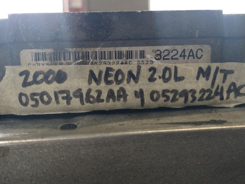 05017962aa Jeep Neon 2000 Pcm Compu Motor 05293224ac 2.0l