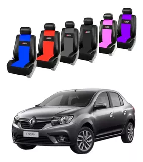 Cubre Tapizado Funda Cubre Asientos Cuerina Renault Logan