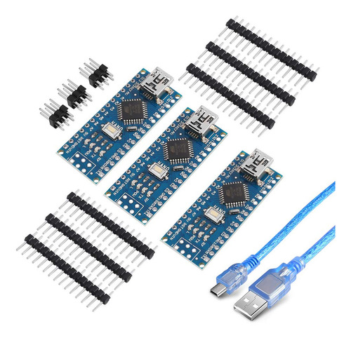 Aitrip For Arduino Nano V3.0, Mini Nano Board Atmega328p 5v