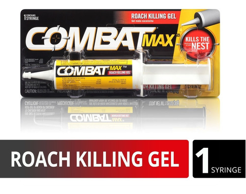 Combat Max Jeringa Americana Veneno Mata Cucarachas 60g 