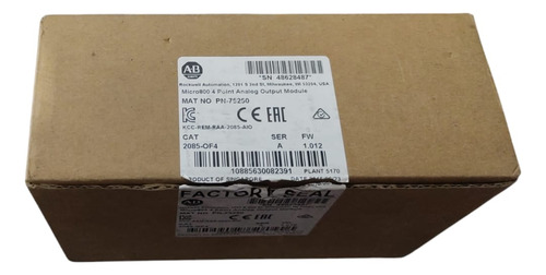 2085-of4 Allen-bradley Micro800 Analog Output Module