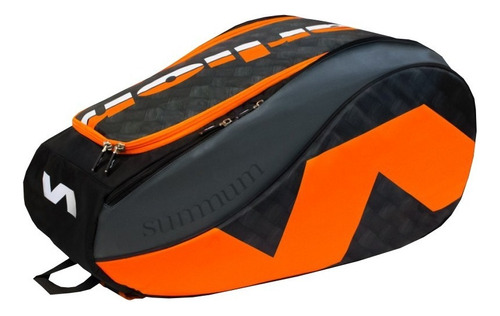 Bolso Paletero Varlion Summum Negro / Naranja (po)