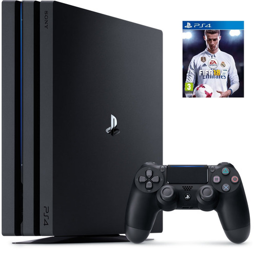 Play Station Ps4 Pro 1tb 4k + Fifa 18 Envío Gratis