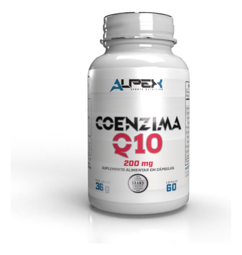 Coenzima Q-10 200mg 60 Caps - Alpex Nutrition Sabor Sem sabor