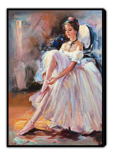 C Pintura De Diamante Diy 5d 60x40 Cm - Bailarina De Ballet
