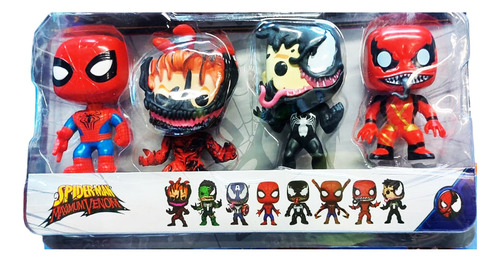 Figura Coleccionables Marvel 4 Personajes