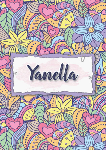 Libro: Yanella: Cuaderno A5 | Nombre Personalizado Yanella |