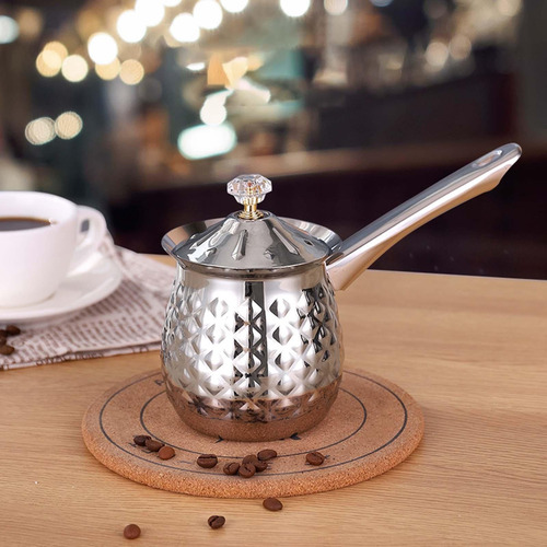 T 2x Cafetera Turca Olla Griega Con Mango Largo Para Regalos