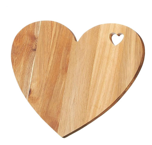 Tabla Charcutera Corazón - Madera Para Servir Y Decorar