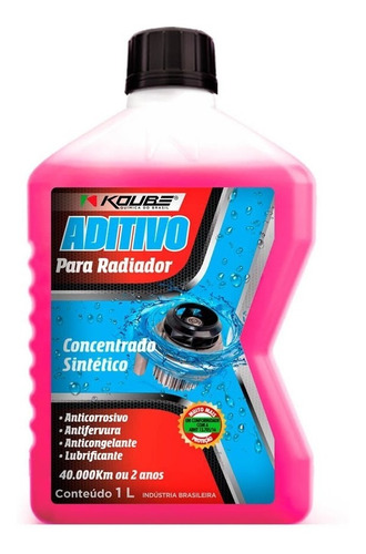 Aditivo Radiador Concentrado Sintetico Rosa Koube 1l