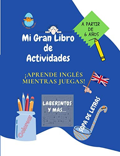 Mi Gran Libro De Actividades: Aprende Ingles Mientras Juegas