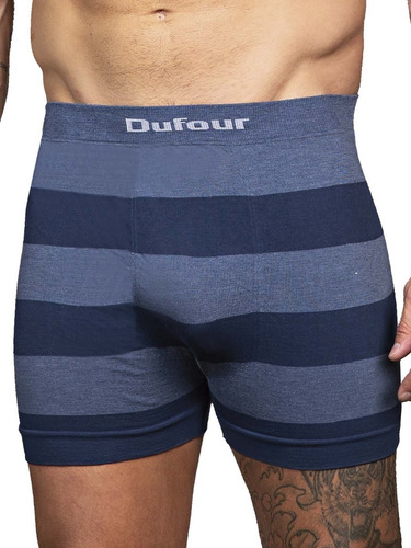 Boxer Dufour Hombre Pack X6 Algodón Rayado 12062 Sin Costura