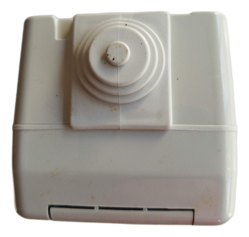 Caja De Comando Dos Modulos Tapa Transparente Gris