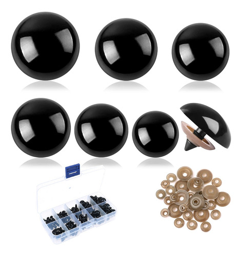  Set Ojos De Seguridad 6mm/8mm/9mm/10mm/12mm 100pcs