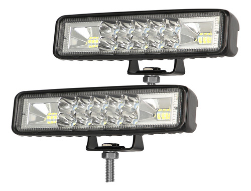 2pcs Focos Led 6 Pulgadas 60w Barra De Luz De Trabajo Imperm