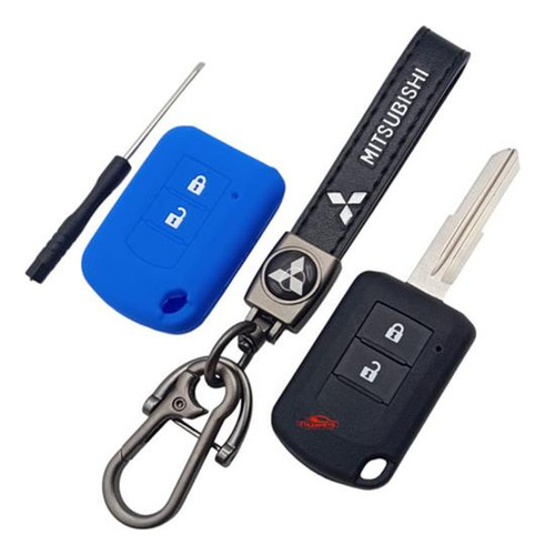 ` Funda De Silicona For Llave Mitsubishi Mirage L200 17 A