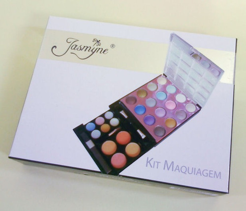 Imagem 6 de 6 de Maquiagem Jasmyne V008-1 Sombra + Blush+ Sombra Cremosa Novo
