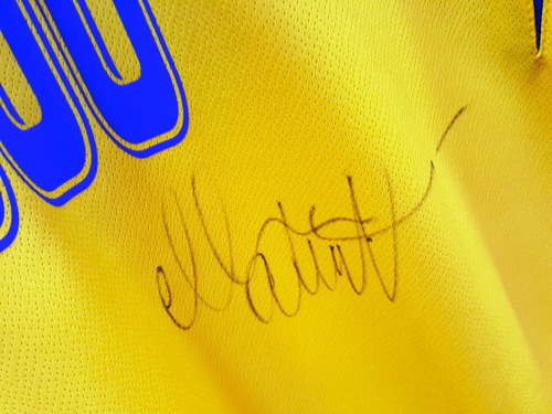 Camisa Suécia Copa 2006 Gol Nº2000 Autografada Por Allback!