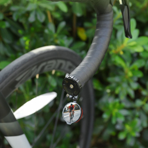 Espejos Retrovisores Para Bicicleta Con Mango Negro Y Enchuf