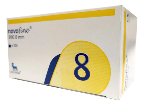 Novofine Agujas 30g 8mm Caja X100