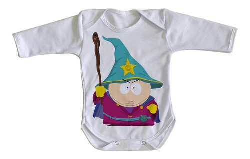 Body Bebê Luxo South Park Cartman Bruxo Desenho Mtv Cartoon