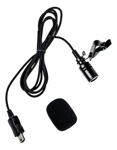 Microfone Lapela Comica Cvm-v01cp P/ Gopro Hero - Cabo 4.5m