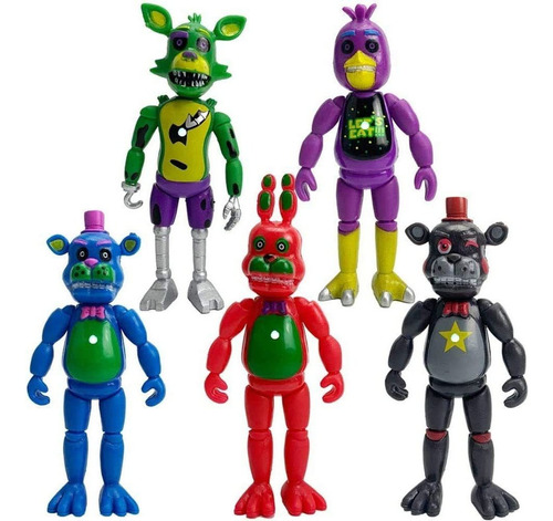 Gran Colección 5 Figuras Cinco Noches En Freddy's