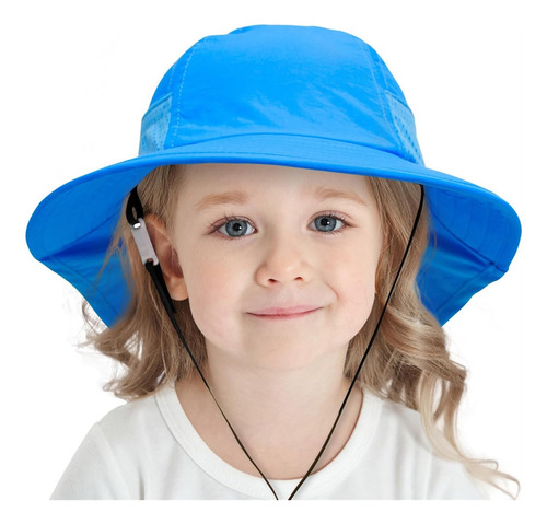 Sombrero Sol Para Niños Y Niñas, Protección Upf 50+, Gorras