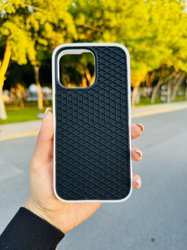 Funda Vans Waffle Para iPhone Color Negro Y Café