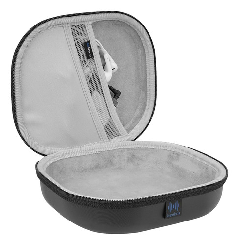 Funda Para Auriculares Geekria, Rígido, Con Cierre, Negro
