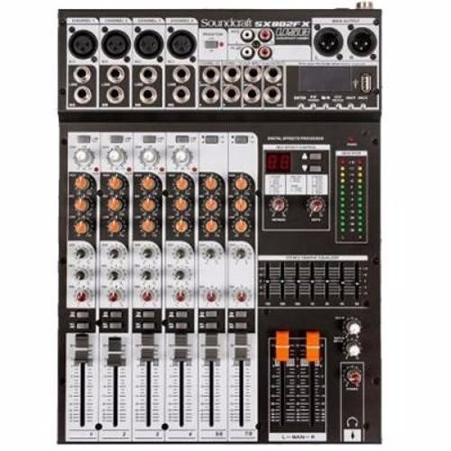 Mesa Soundcraft Sx 802 Fx Usb Com Efeitos E Usb Sx802 Fx