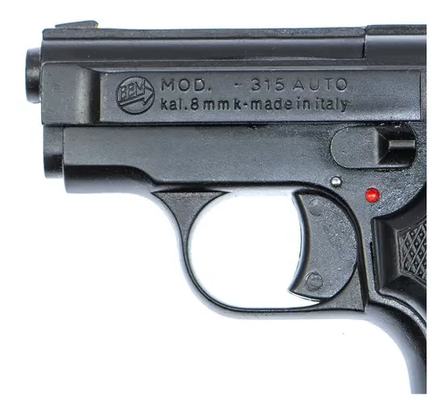 Pistola Fogueo Italiana 8mm Semi Automática Sonido 100% Real