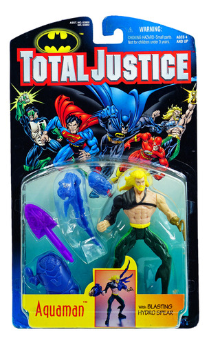 Kenner Dc Total Justice Aquaman Blasting Hydro Spear 1996