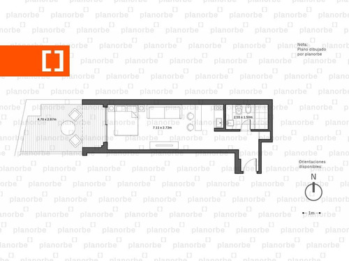 Venta De Apartamento Obra Construcción Monoambiente En Malvín, Torre Arenas Unidad 114