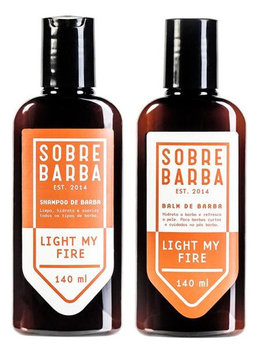 Kit - Shampoo E Balm - Light My Fire - Sobrebarba