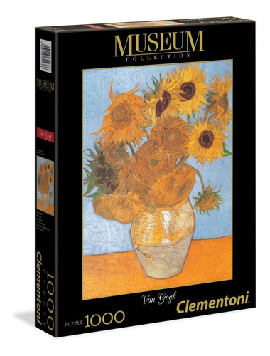 Girasoles Van Gogh Arte Flor Rompecabezas 1000 Pz Clementoni