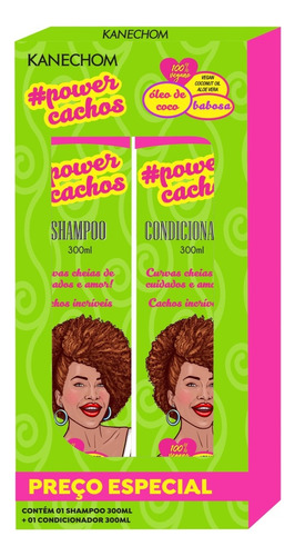 Kanechom Shampoo Y Acondicionador Power Cachos