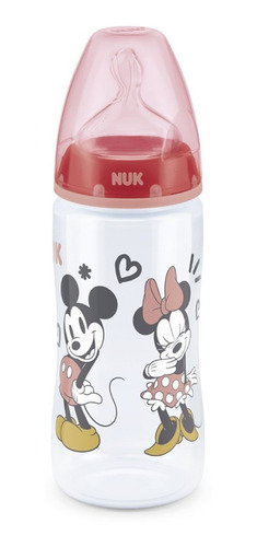 Mamadera Nuk Disney Mickey Minnie First Choice 300ml 6-18m