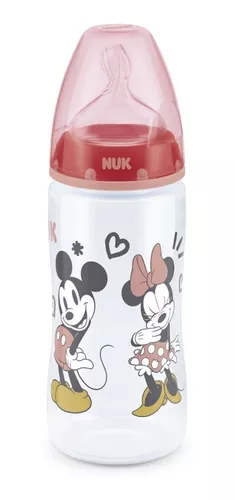 Biberones - tetinas: Biberon Mickey Mouse Latex Nuk 6-18 Meses 300ml